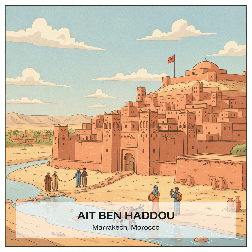 Ait Ben Haddou — La Kasbah de l'UNESCO au Maroc