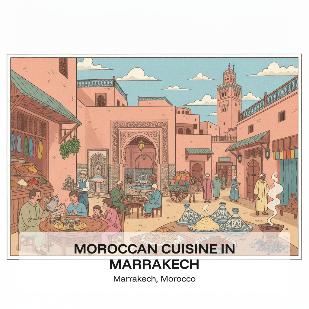 Cuisine Marocaine à Marrakech — Tajine, Couscous & Thé à la Menthe