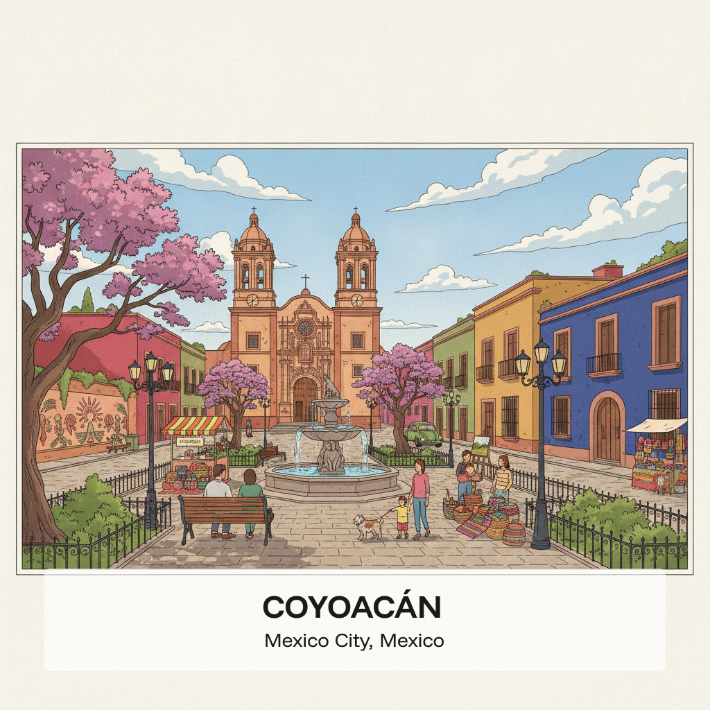 Coyoacán — Le village colonial dans la ville