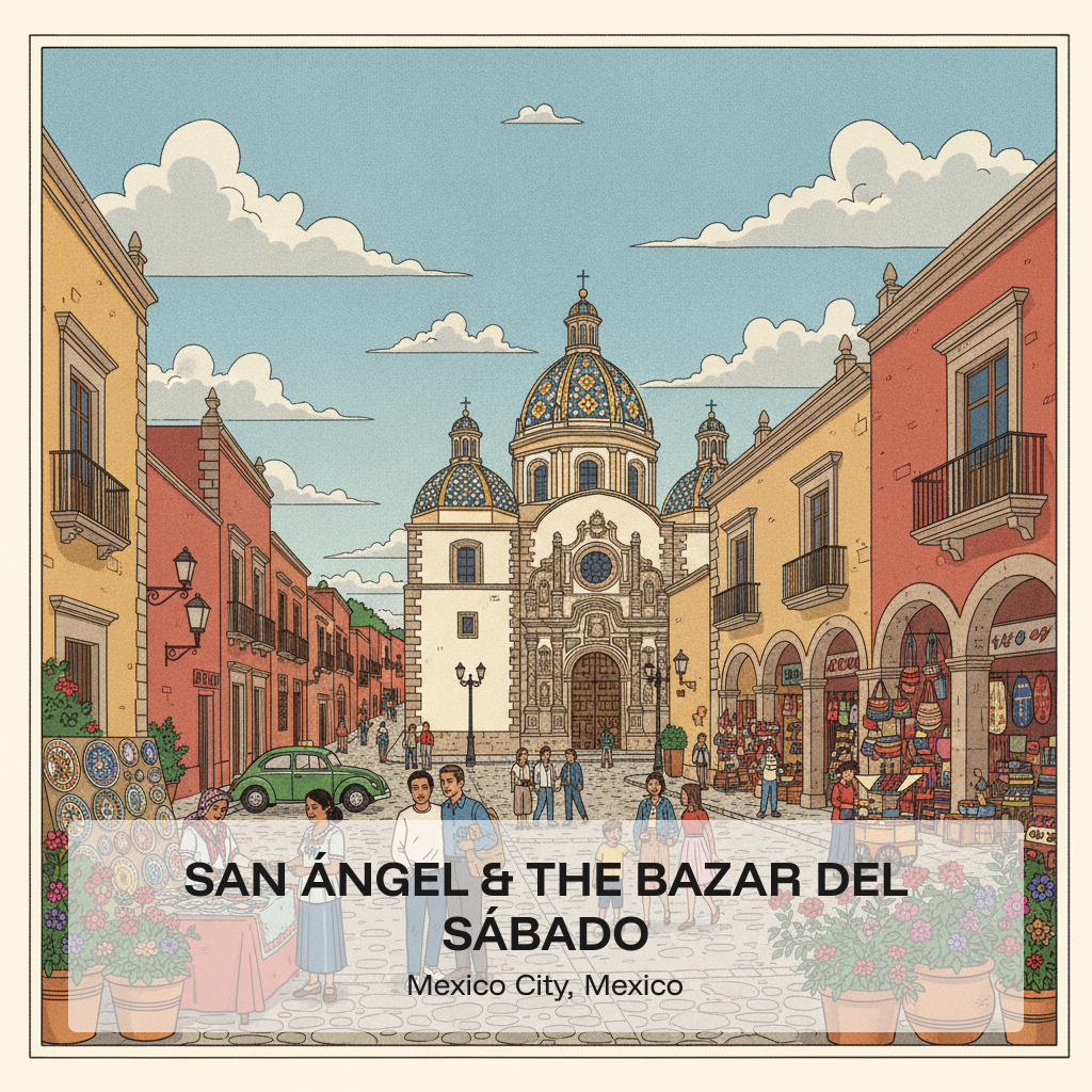 San Ángel et le Bazar del Sábado — Mexico Artisanal