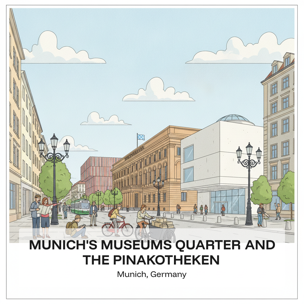 Le quartier des musées de Munich et les Pinakotheken