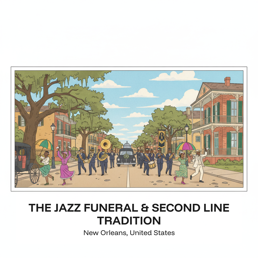 Les Funérailles Jazz et la Tradition de la Second Line