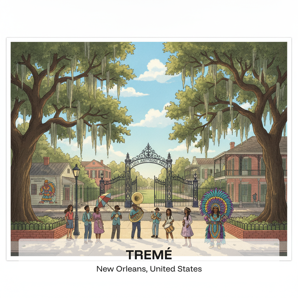 Tremé — Le Plus Ancien Quartier Afro-Américain des États-Unis