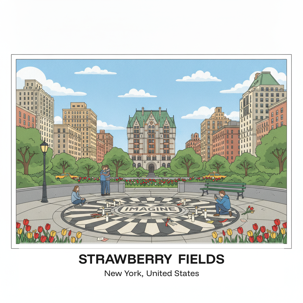Strawberry Fields — Le Mémorial John Lennon