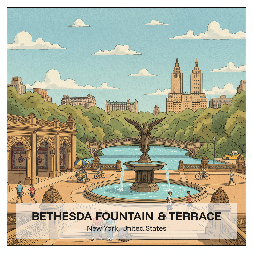 Bethesda Fountain & Terrace — Le cœur de Central Park
