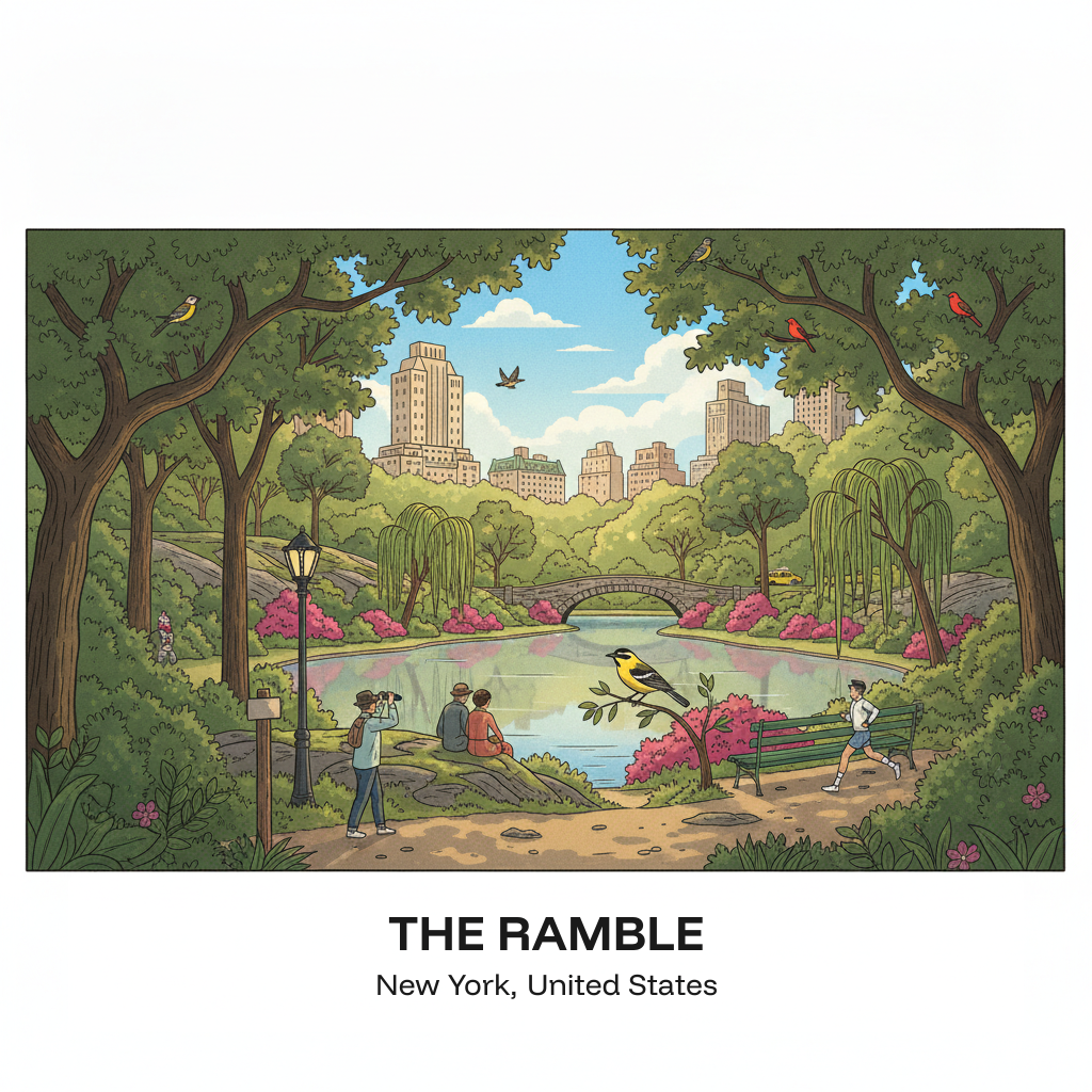 The Ramble — Le cœur sauvage du parc