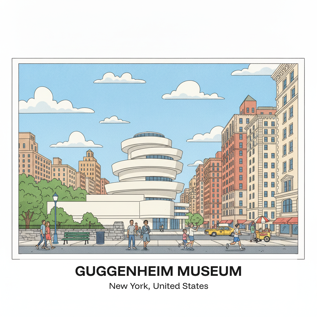 Guggenheim Museum — Le seul bâtiment de Frank Lloyd Wright à New York