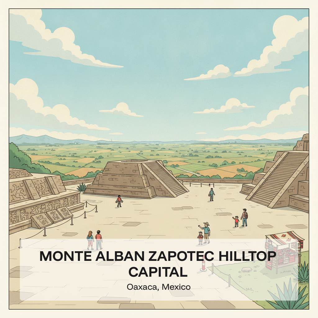 Capitale zapotèque de Monte Alban