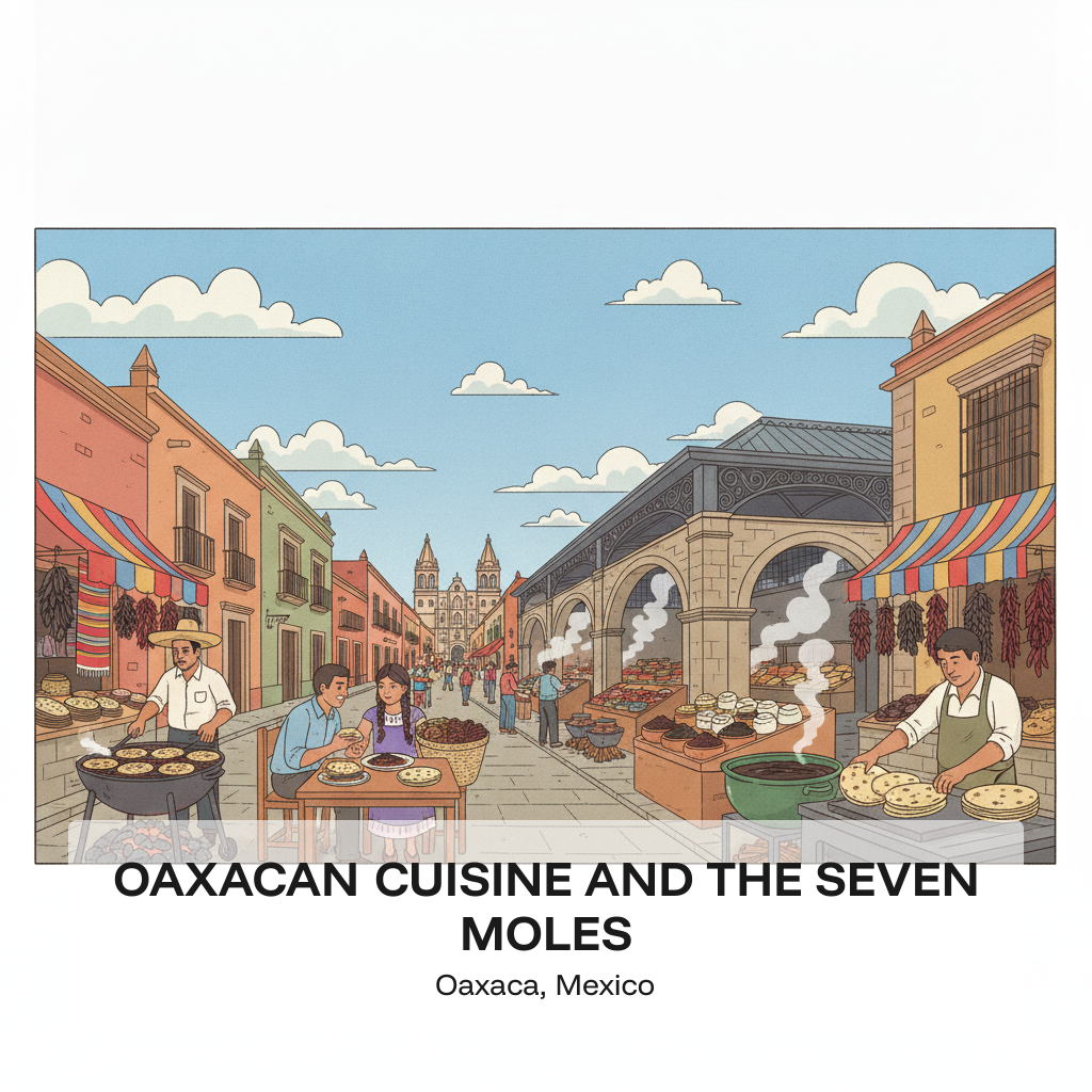 Cuisine d'Oaxaca et les sept moles