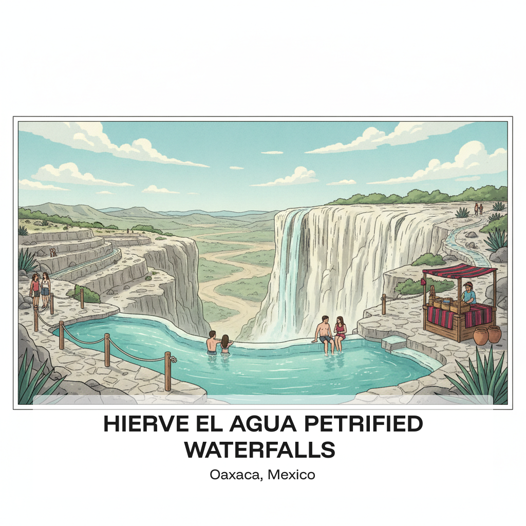 Cascades pétrifiées de Hierve el Agua