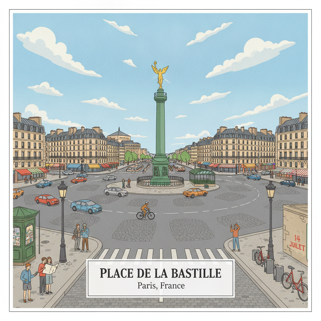 Place de la Bastille — Wo alles begann