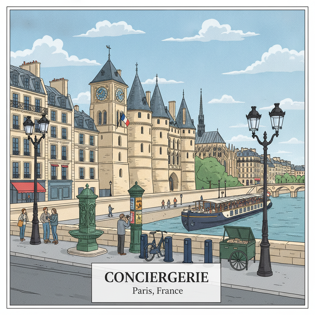 Conciergerie — Marie Antoinettes Gefängnis