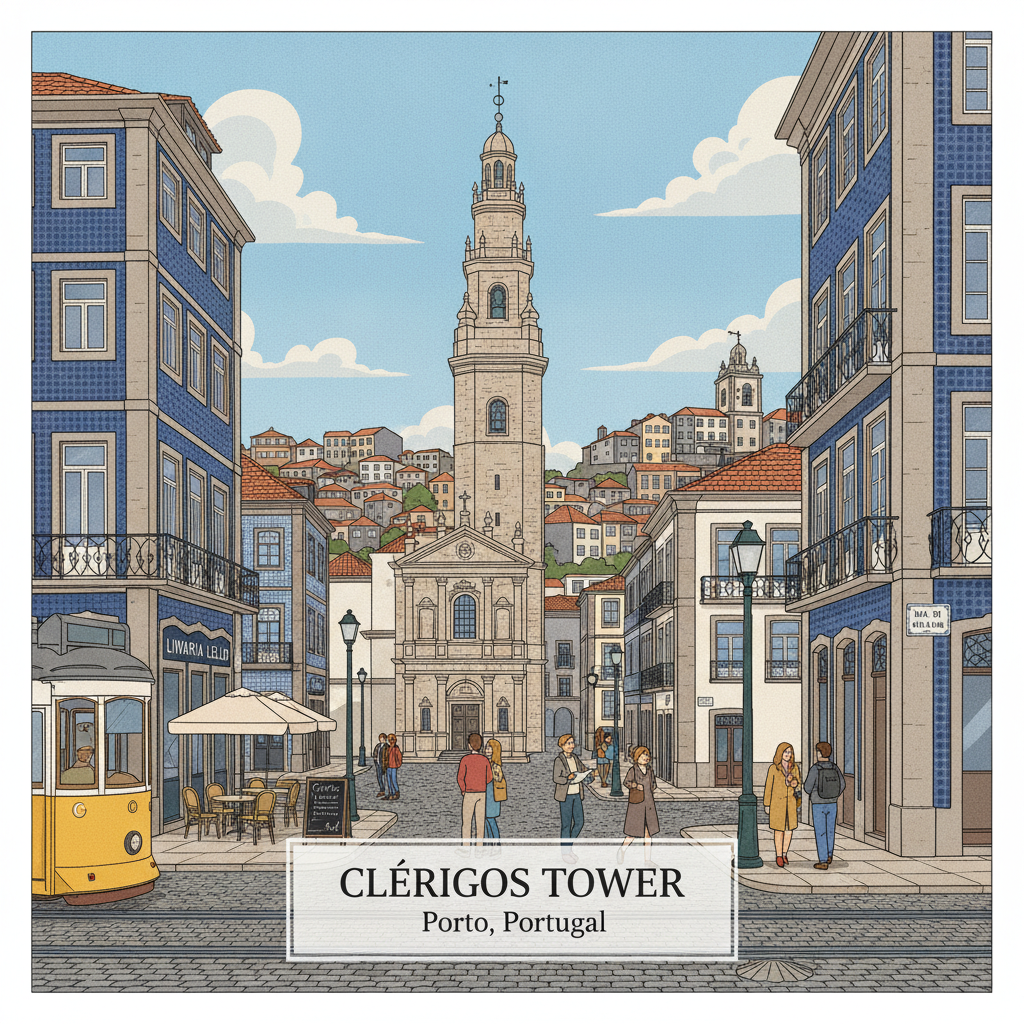 Tour des Clercs & Skyline Historique de Porto