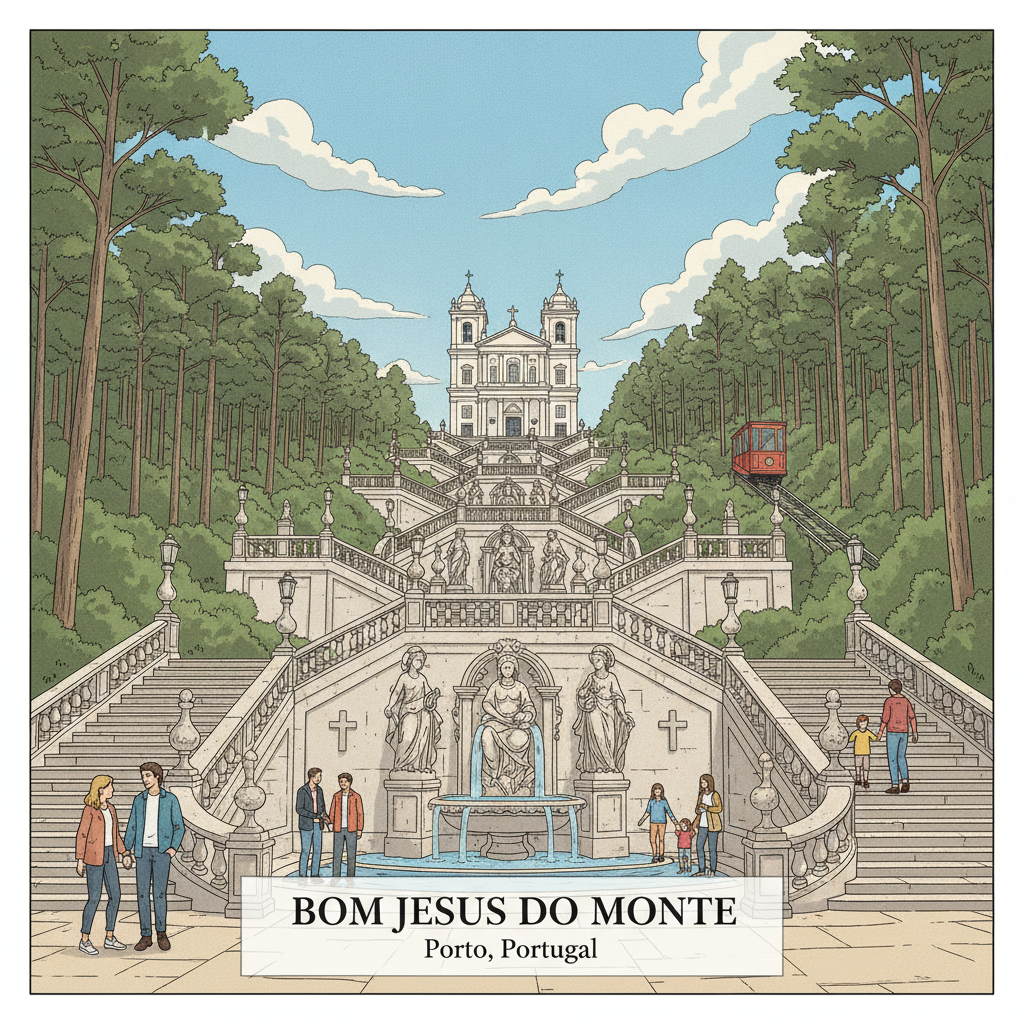 Bom Jesus & Braga — Une excursion d'une journée au nord du Portugal