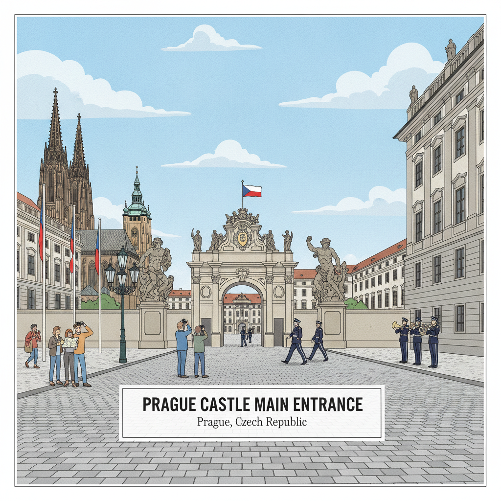 Entrée Principale du Château