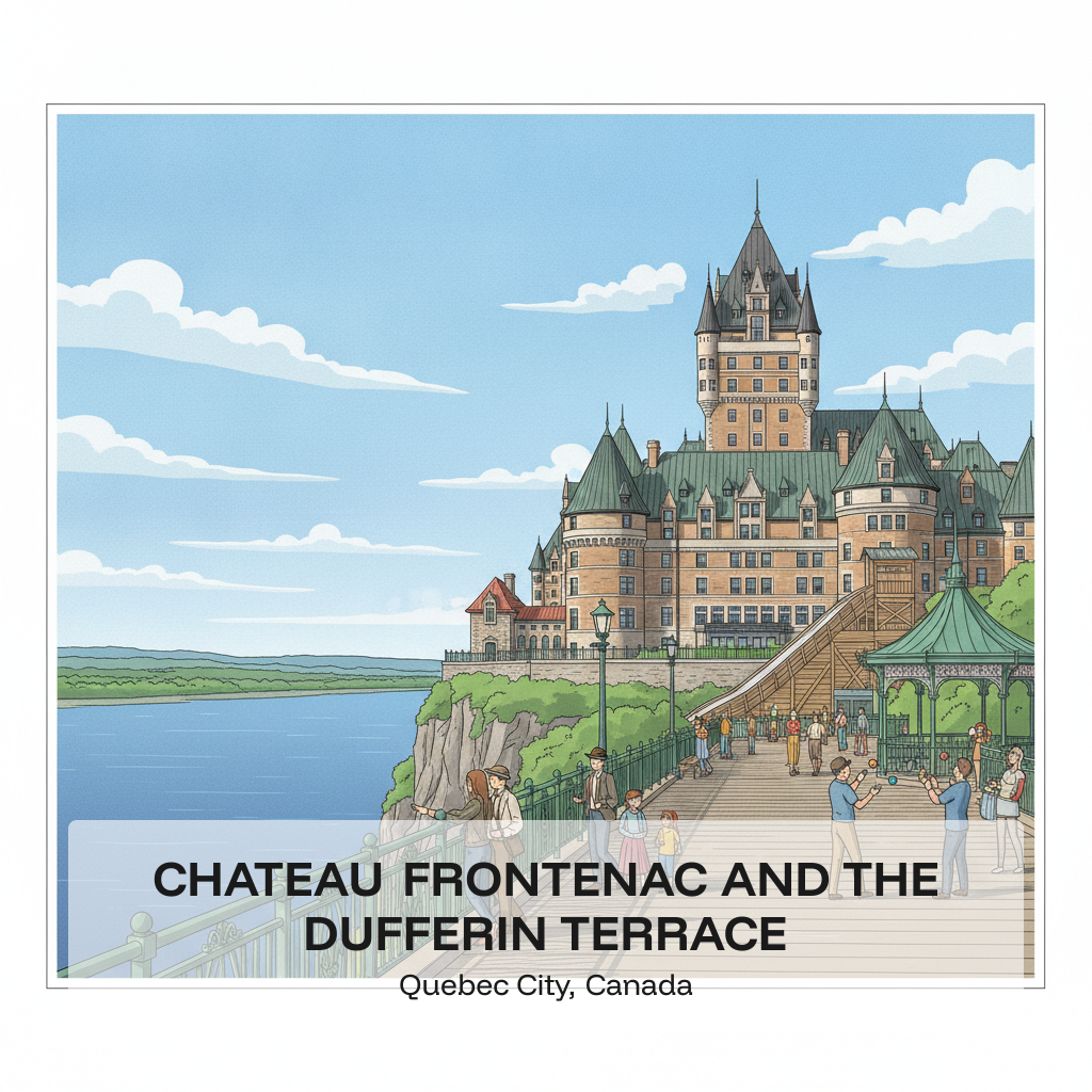 Château Frontenac et la Terrasse Dufferin
