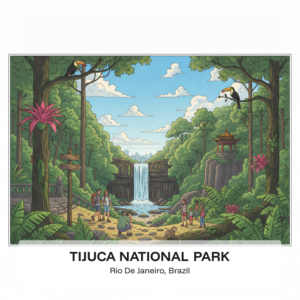 Parc National de Tijuca — La plus grande forêt urbaine du monde