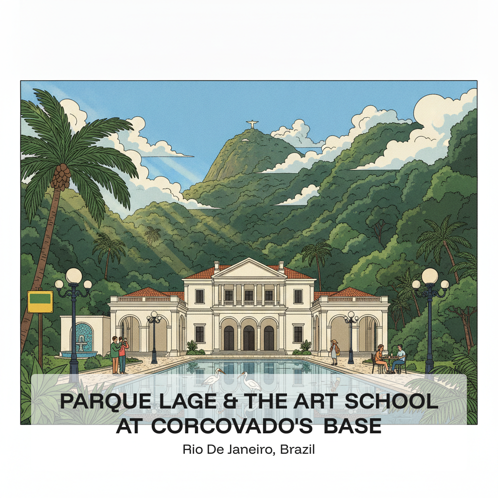 Parque Lage & l'École d'Art à la base du Corcovado