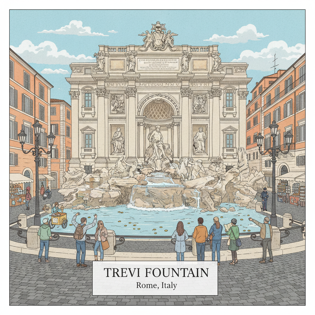 La Fontaine de Trevi — Le théâtre d'eau le plus extravagant de Rome