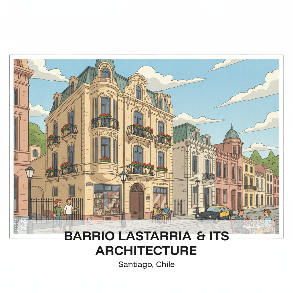 Barrio Lastarria et son architecture