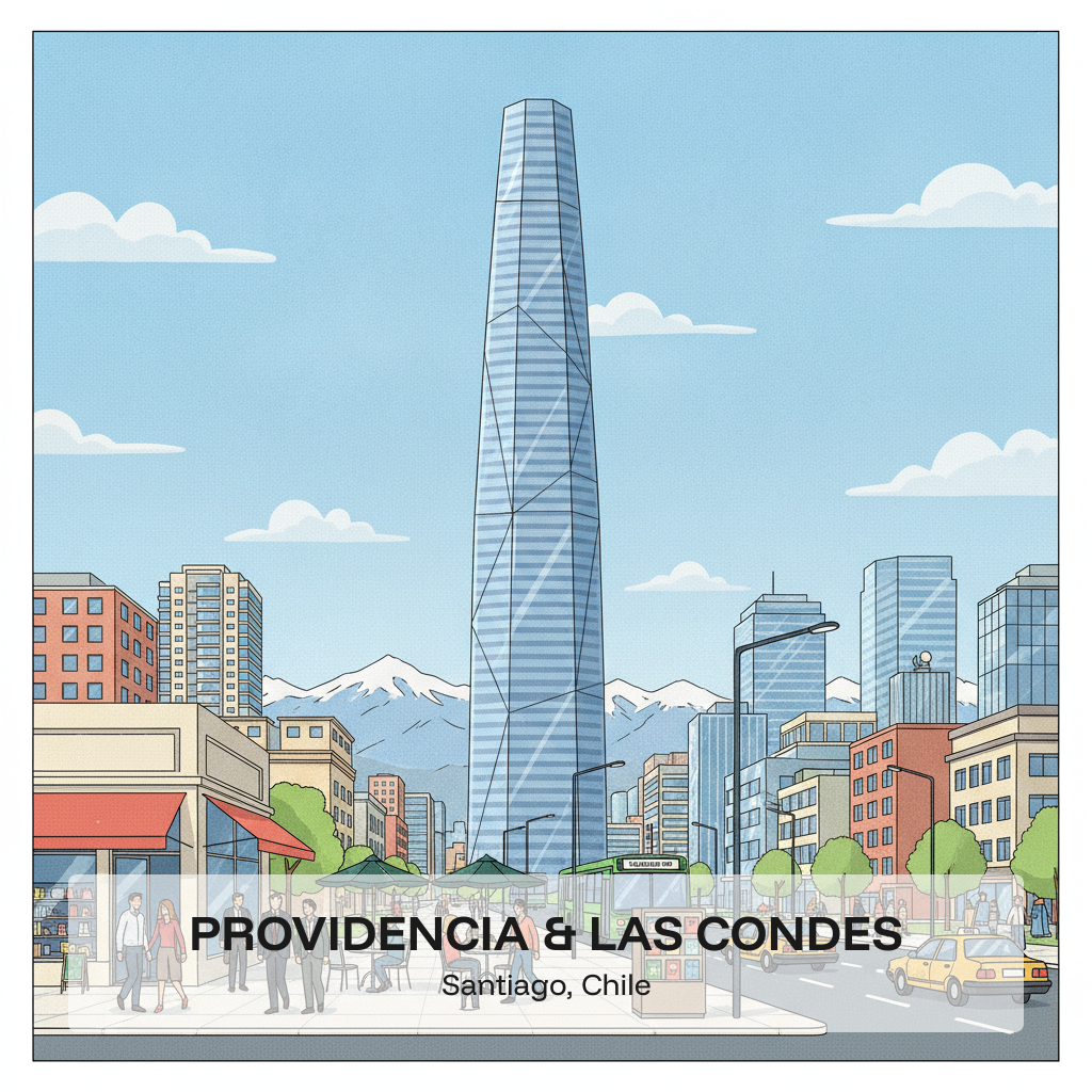 Providencia et Las Condes — Santiago moderne