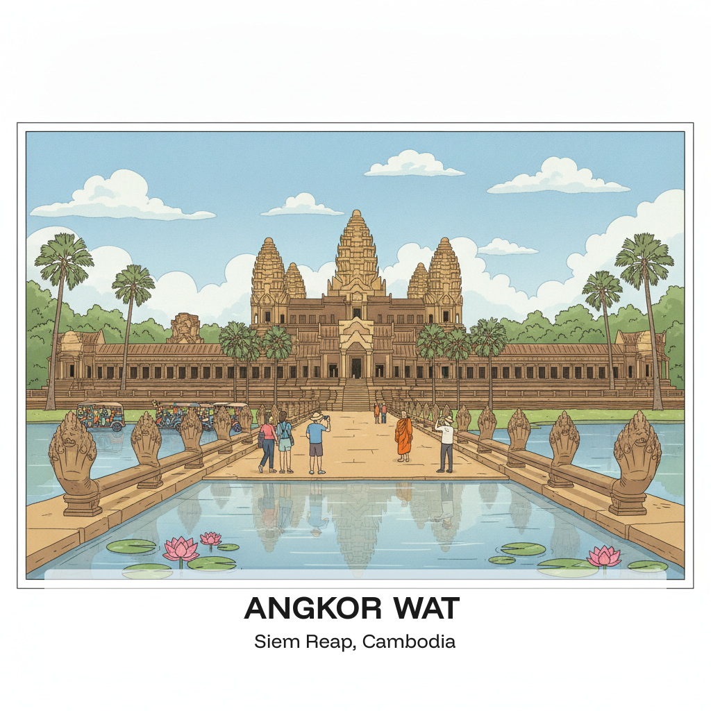 Angkor Wat – Le plus grand monument religieux du monde