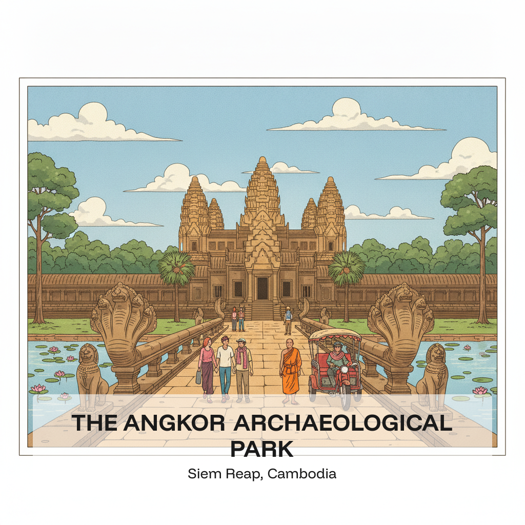Le Parc Archéologique d'Angkor – Logistique et éthique