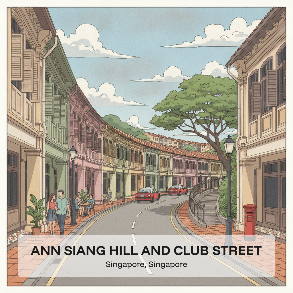Ann Siang Hill et Club Street