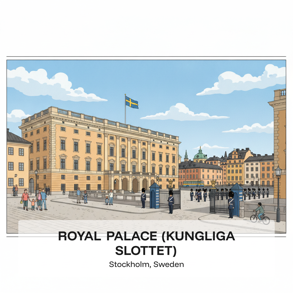 Palais Royal (Kungliga Slottet) — La Plus Grande Résidence Royale du Monde