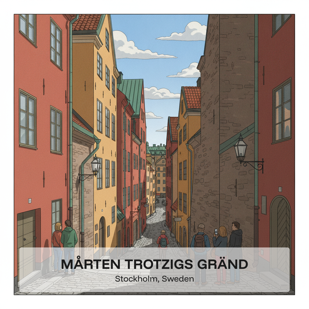 Mårten Trotzigs Gränd — La Ruelle la Plus Étroite de Stockholm