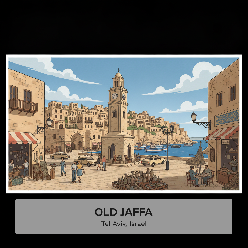 Vieux Jaffa – L'Ancienne Contrepartie de Tel Aviv