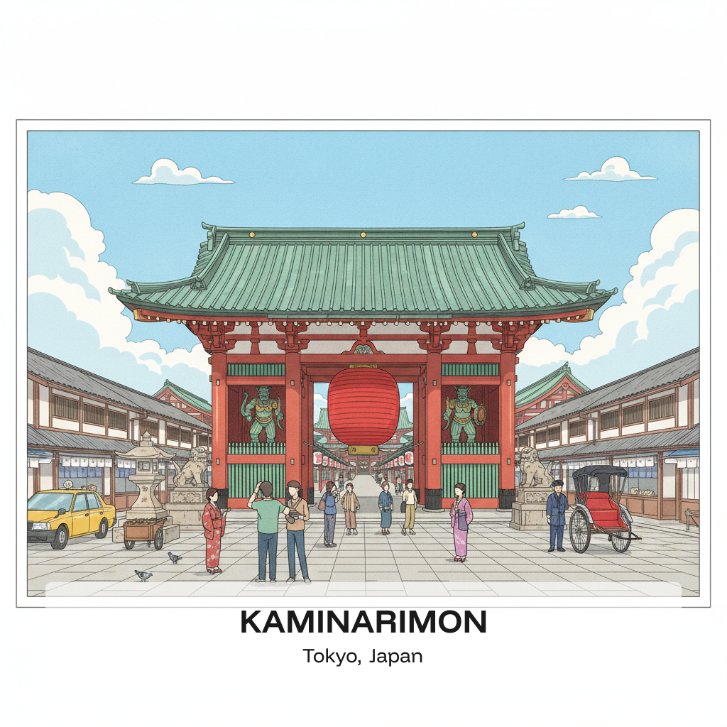 Kaminarimon — La Porte du Tonnerre