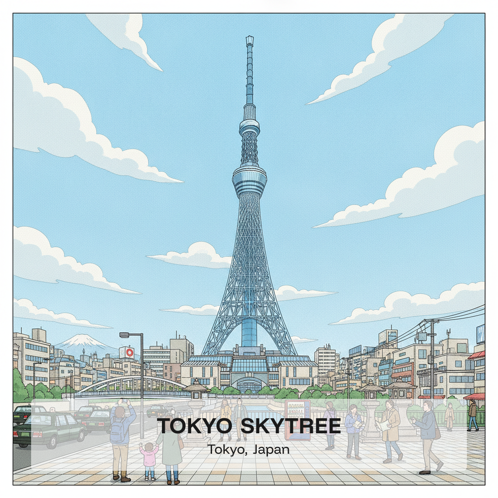 Tokyo Skytree — La plus haute tour du monde