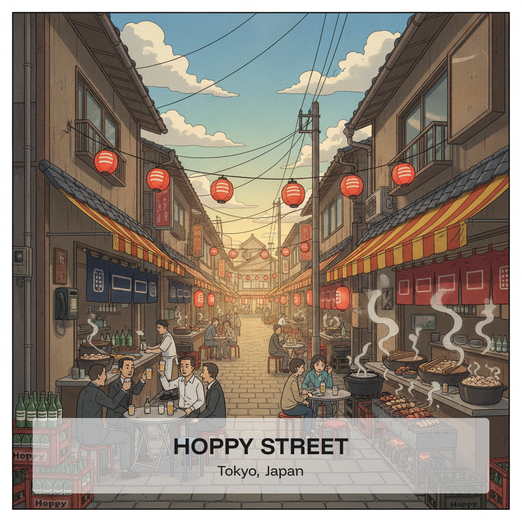 Hoppy Street — L'allée Izakaya d'Asakusa