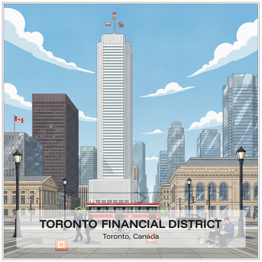 Quartier financier de Toronto — Bay Street et la capitale bancaire canadienne