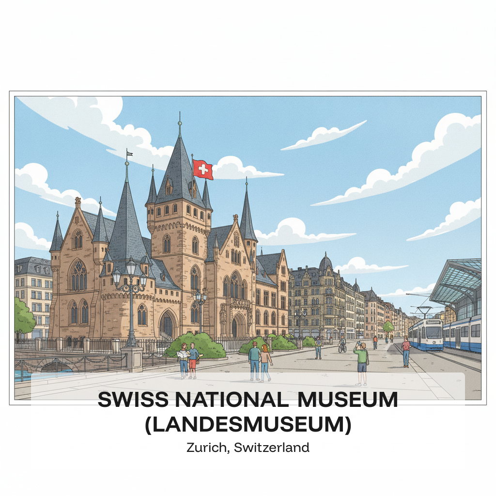 Musée National Suisse (Landesmuseum) — 5 000 ans d'histoire suisse
