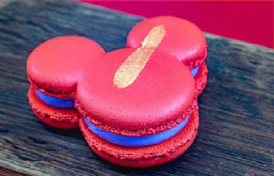 Mickey Purple Sweet Potato Macaron