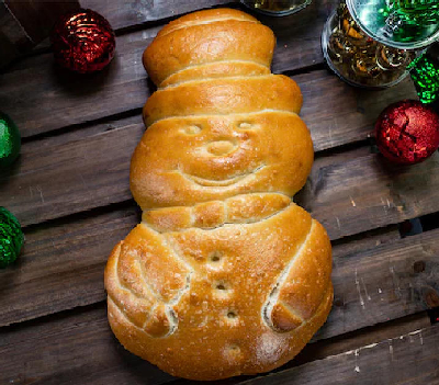 Snowman-shaped Sourdough