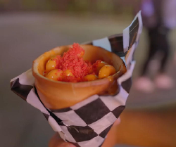 Spicy Mac 'n' Cheese Cone