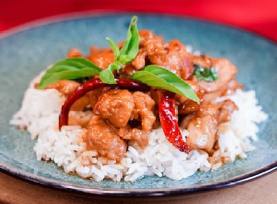 Spicy Three-Cup Chicken
