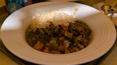 7 Greens Gumbo — photo from a ParkEats review