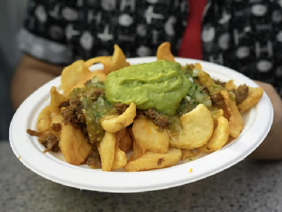 Asada Fries — photo from a ParkEats review