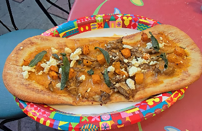 Autumnal Harvest Flatbread — photo from a ParkEats review