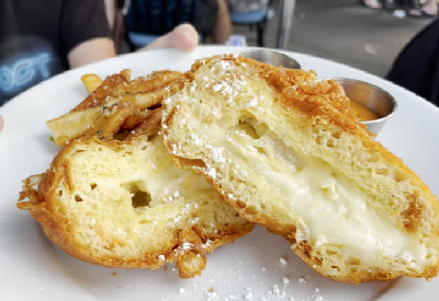 Battered & Fried Cheese "Monte Cristo" — photo from a ParkEats review