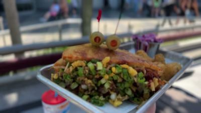 BBQ Pork Muenster Grilled Cheese — photo from a ParkEats review