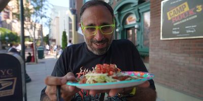 Beef and Cheese Tamale a la Plancha — photo from a ParkEats review