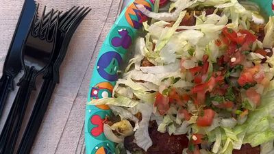 Beef & Cheese Tamale a la Plancha — photo from a ParkEats review