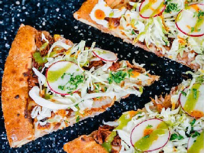 Carnitas Pizza — photo from a ParkEats review