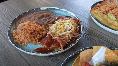 Cheese Enchilada Plate — photo from a ParkEats review