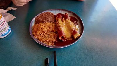Cheese Enchilada Plate — photo from a ParkEats review